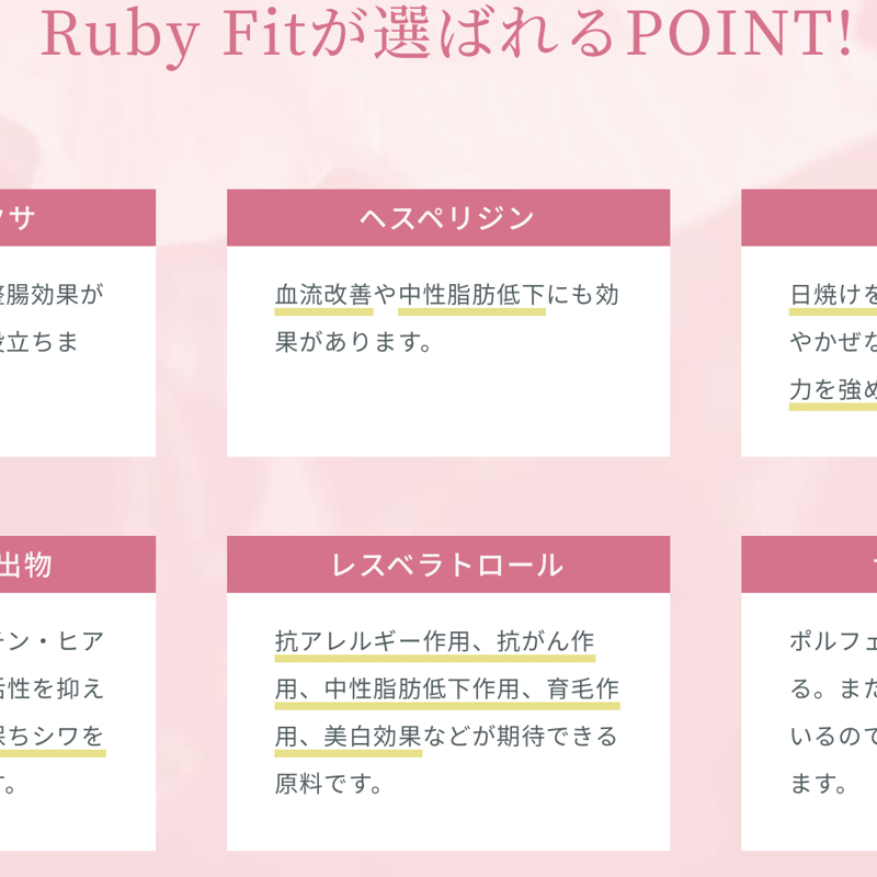 Ruby Fit（ルビーフィット） （キュア） | メディカルエステiroha