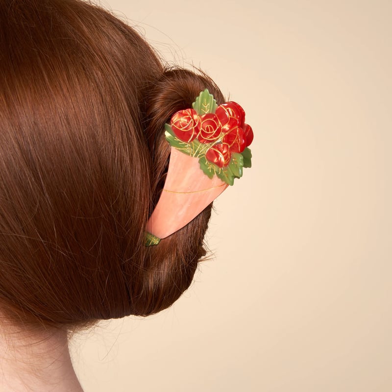 Coucou Suzette】Roses Bouquet ヘアクリップ | goldandb