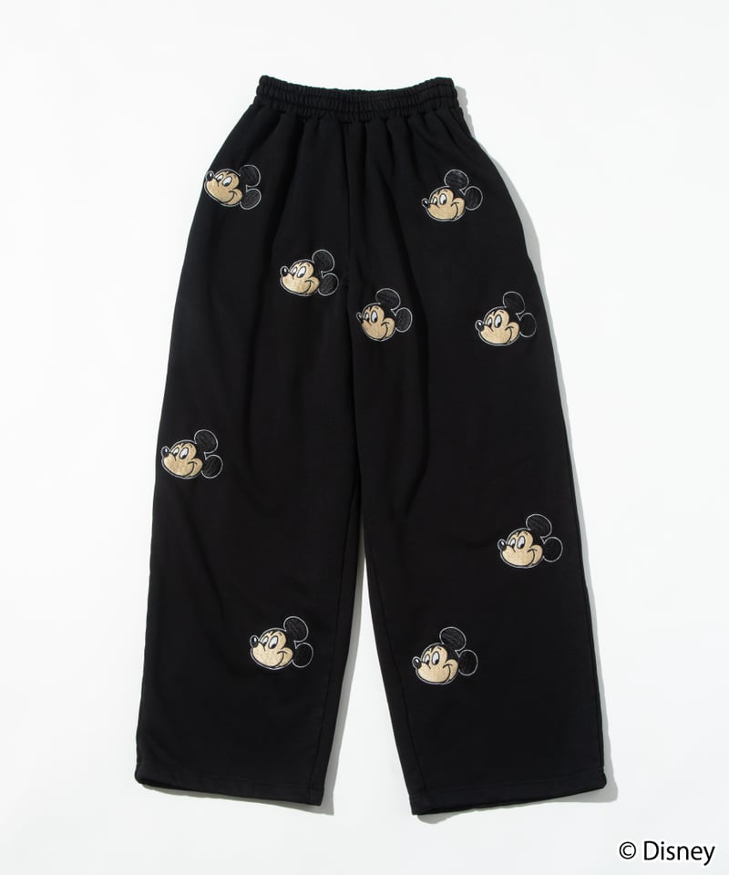 Disney / EMBROIDERY SWEAT PANTS(ミッキー)【WCJ-TD-04