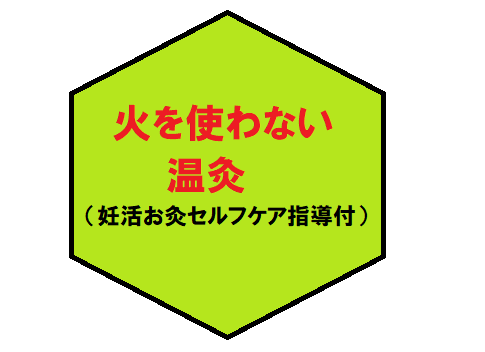 火を使わない温灸（妊活お灸セルフケア指導付） | 妊活プラスアルファSHOP
