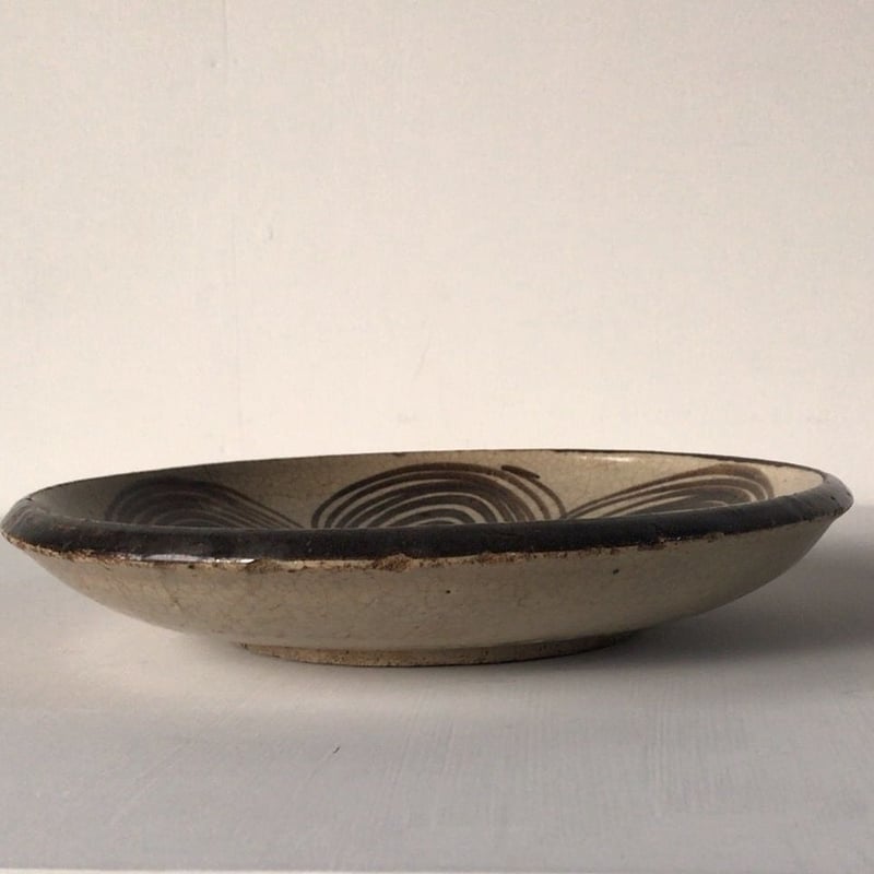 古瀬戸 馬の目 大皿 26.5cm 実用古美術 骨董品 古民藝 江戸後期〜明治