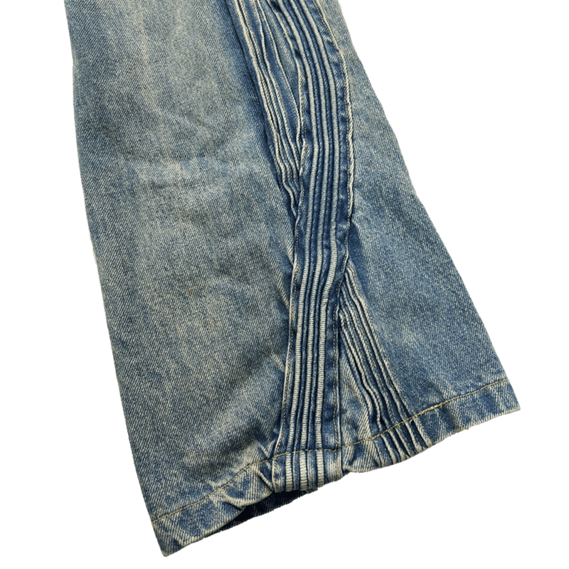 XWORE / WAVED DENIM PANTS / BLUE | PLUG