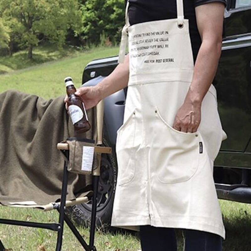 メンズライクなビンテージ風 ワークエプロン / WORK APRON 421