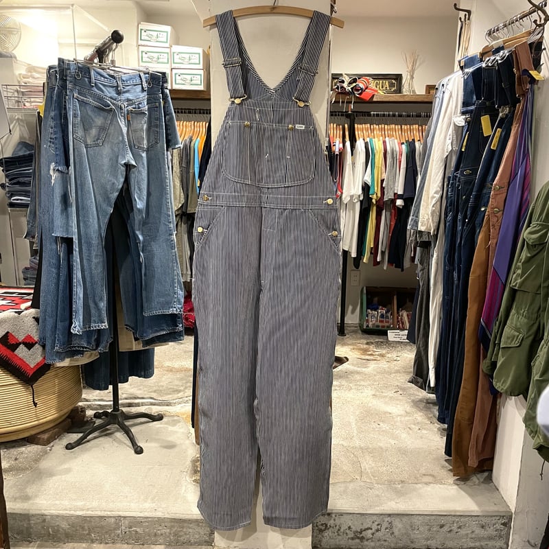 70s Lee 040-3249 ヴィンテージオーバーオール DEAD STOCK ヒッコリー