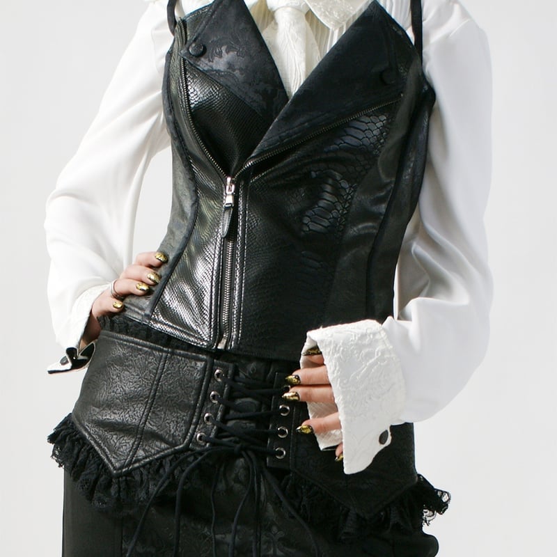 Qutie Frash】ライダースコルセット (9719-CT) | KIST ONLINE