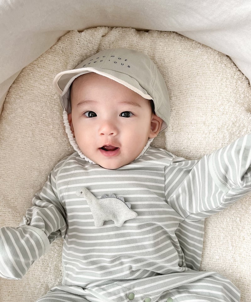 mocmof アニマル アップリケ かんたんロンパース 622-556019 | TAKARA