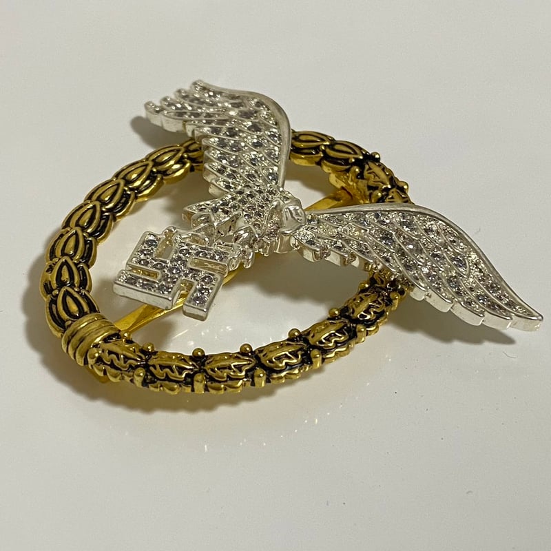 WW2 ナチスドイツ軍 黄金ダイヤモンド・パイロット偵察員章 欧州製最