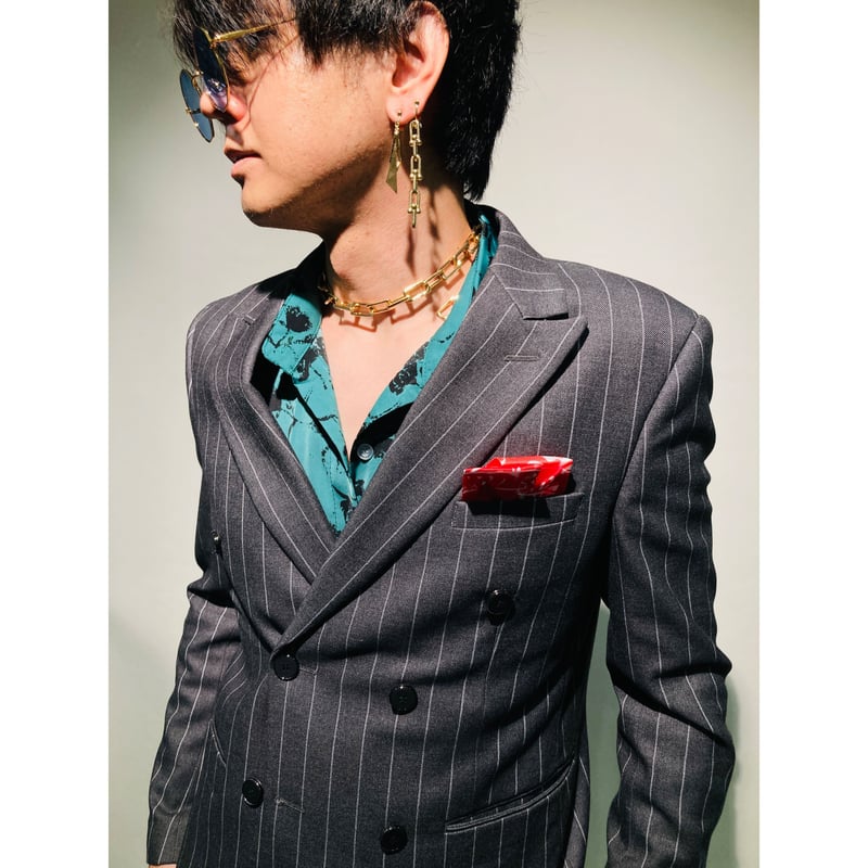 ダブルジャケットスリーピーススーツ(ボールドストライプグレー) | HOS NOW