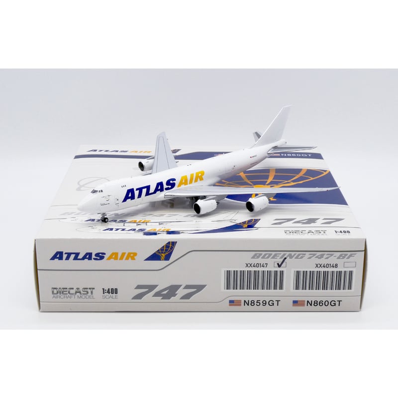 お取り寄せ商品】1/400 747-8F アトラス航空「White」 N859GT |