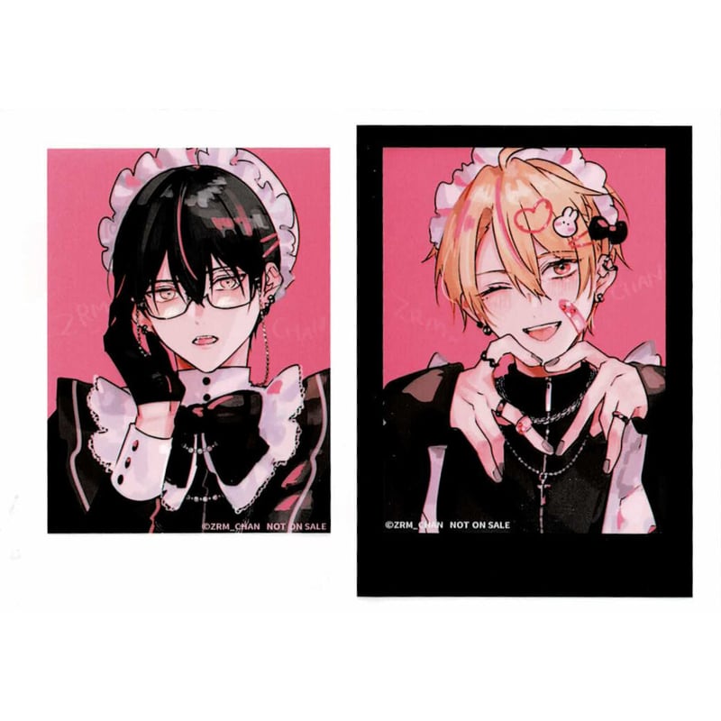 ざらめ鮫『幕が下りたら僕らは番』 ネットプリント ブロマイド【BL