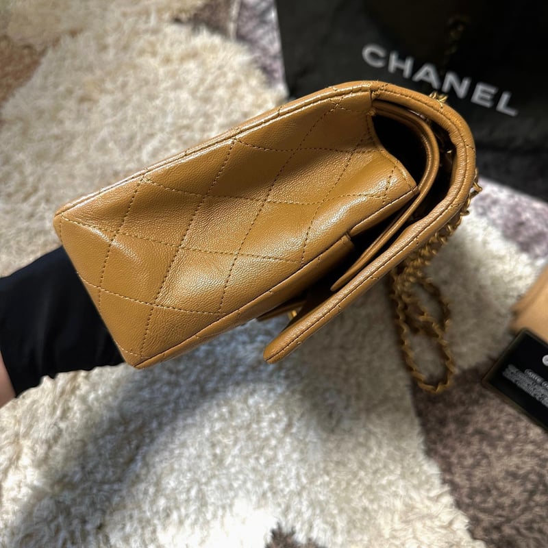 シャネル マトラッセ25 Wチェーン ショルダーバッグ ベージュ | ISSN