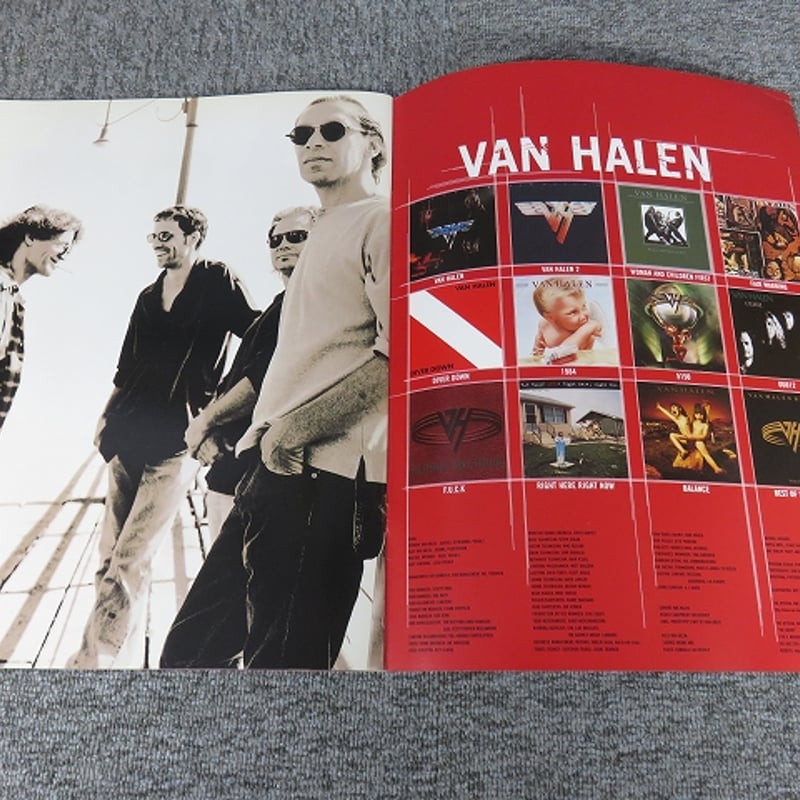 ヴァン・ヘイレン VAN HALEN 1998ツアー・パンフレット | エイワ書店
