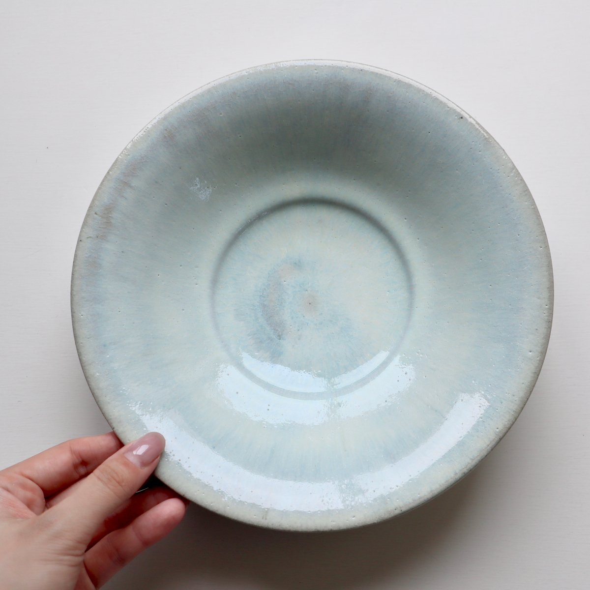 会津本郷焼 樹ノ音工房/佐藤大寿 7寸平鉢 | nukumoly