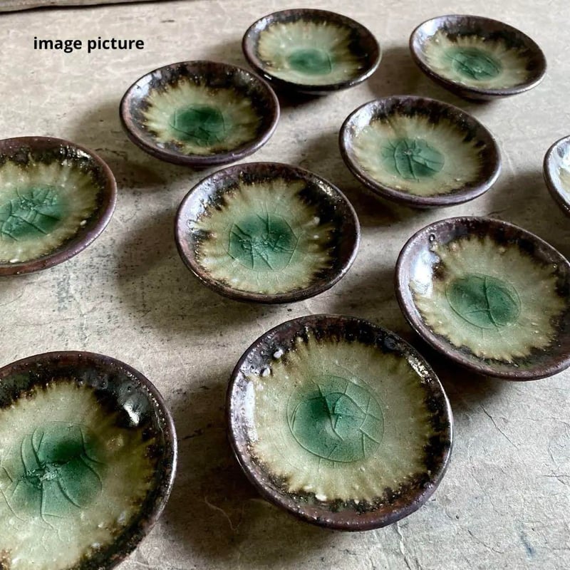 益子焼 古賀賢二 灰釉豆皿 | MatsuBokkuri