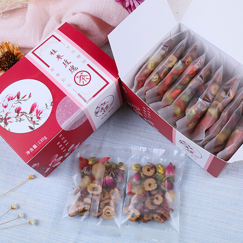 バラ竜眼なつめ茶 健康茶 薬膳茶 漢方茶 花茶 ハーブティー 美容茶