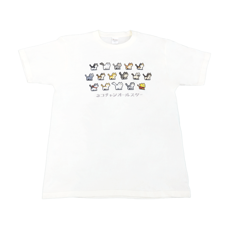 Tシャツ[ネコチャンオールスター] | カイロくんのアンテナショップ
