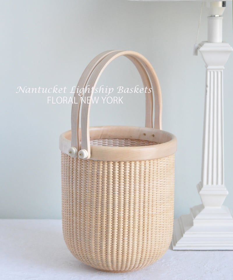 ナンタケットバスケット・7インチラウンド】 | Flower&Nantucket Baske