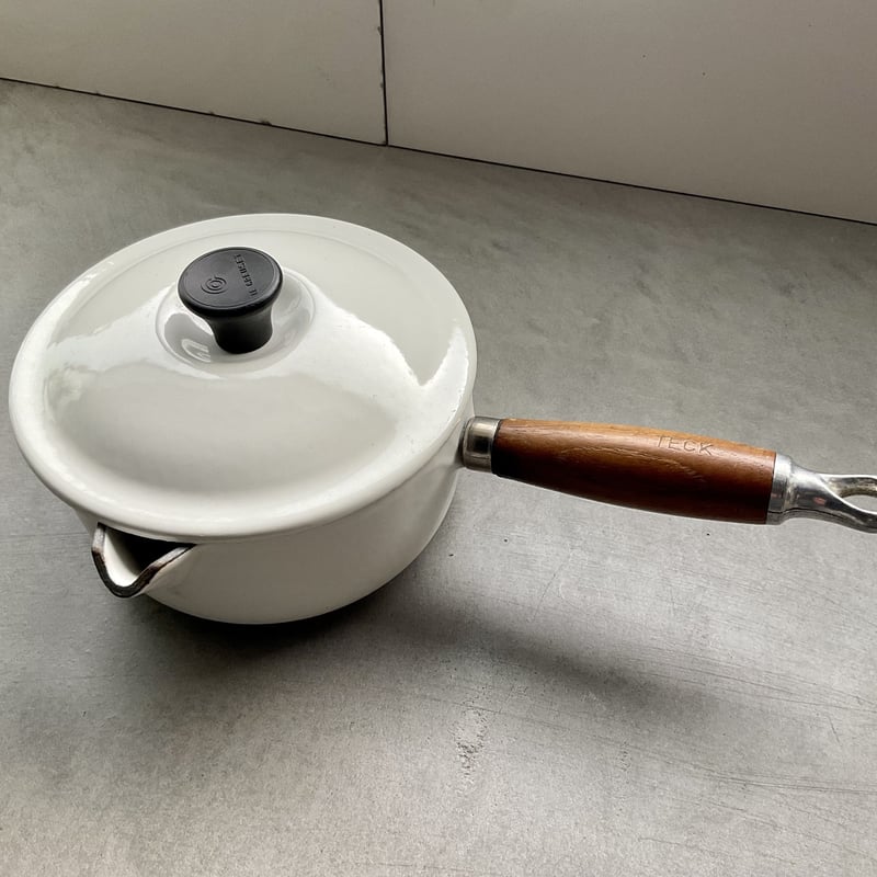 1950年代 フランス製 Le Creuset鍋/Wood持手16cm(H) | griott
