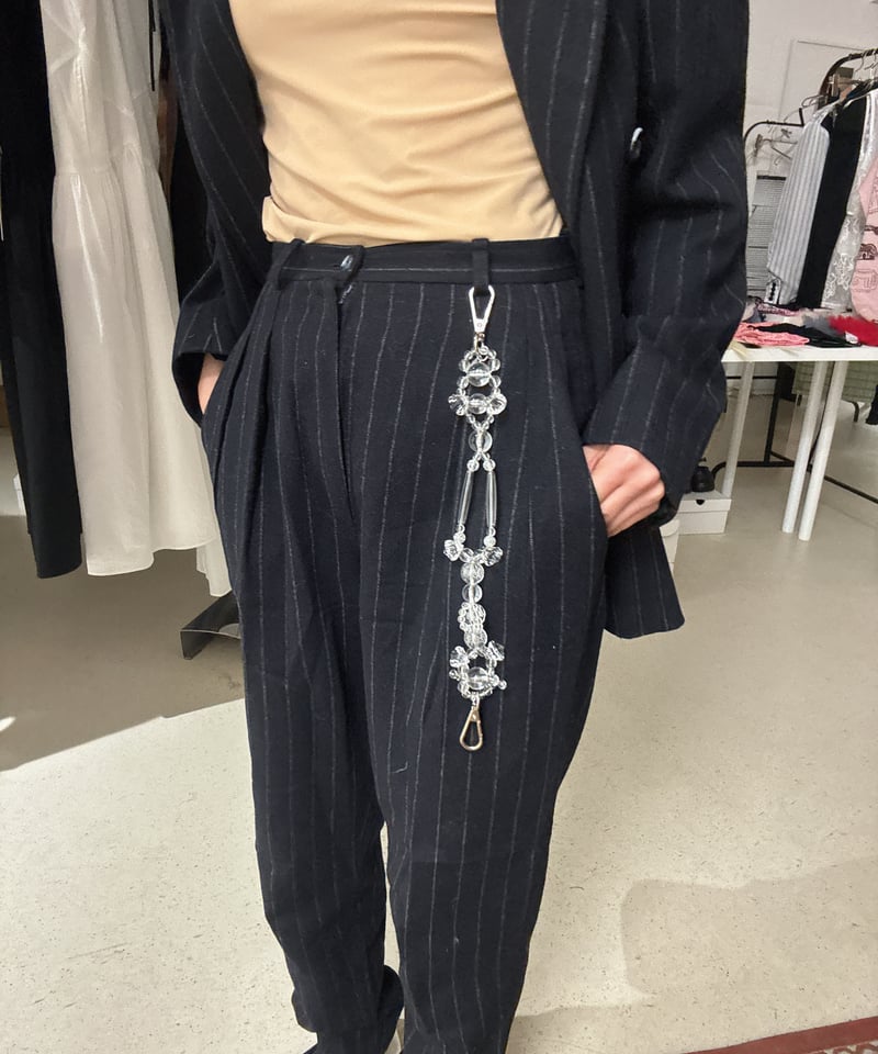 Satoko Oishi / short strap (clear) | JURK shop