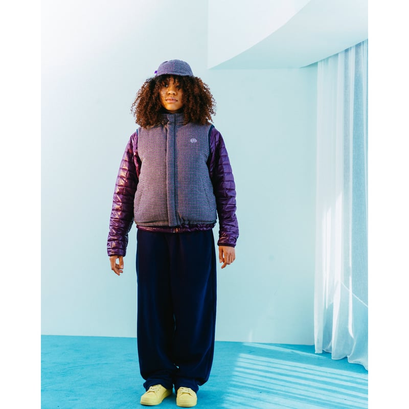 SOL soonerorlater / REVERSIBLE PUFFER VEST / GR