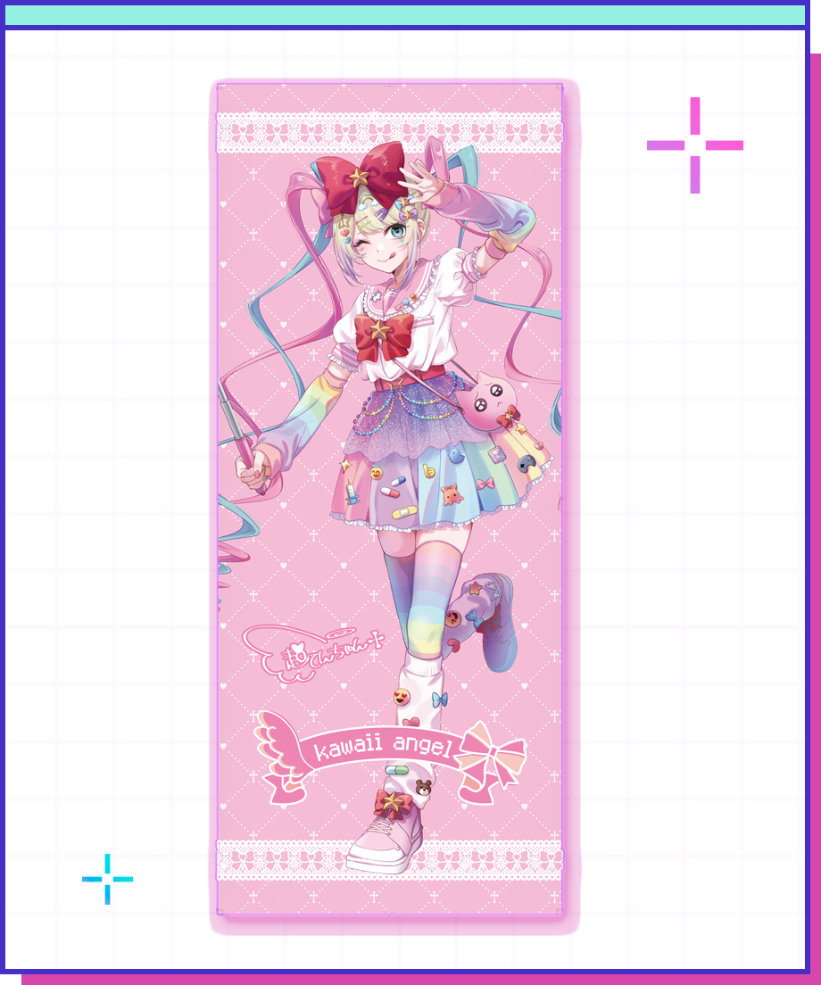 ニディガ東西POPUPSTORE】東西KV等身大タペストリーver超てんちゃん