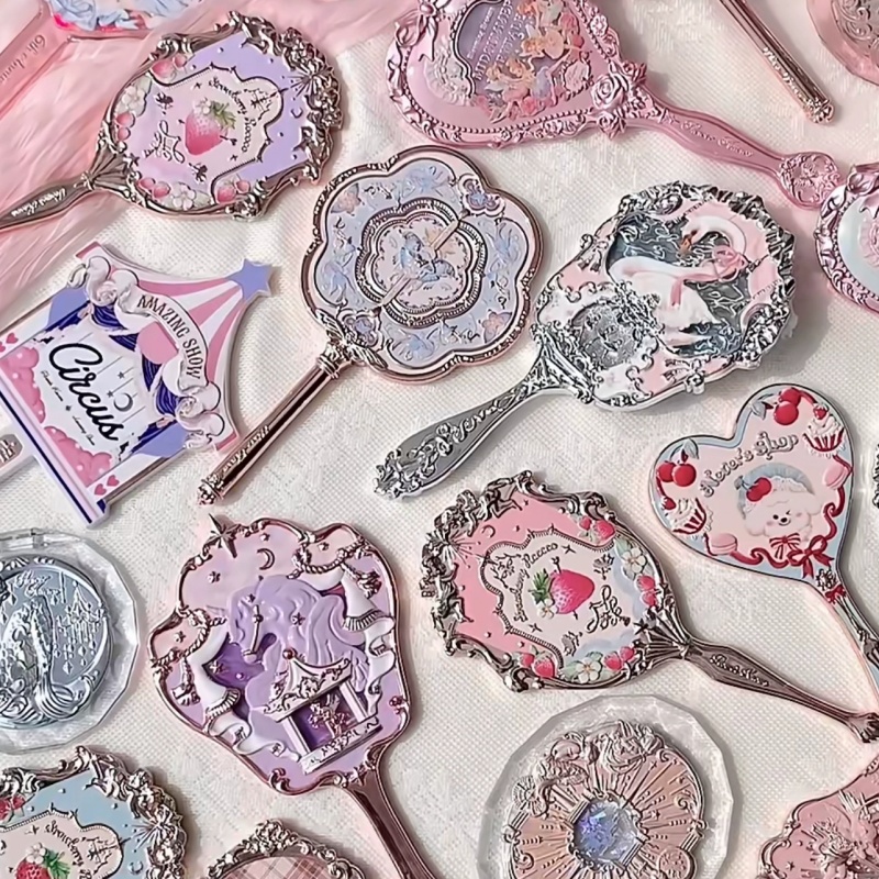 FLOWER KNOWS フラワーノーズ 鏡 手鏡 持ち運び ミラー ハンドミラー