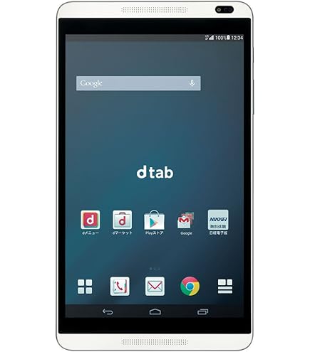 Amazon.co.jp: docomo d-01G dtab Silver Tablet White Rom : Computers
