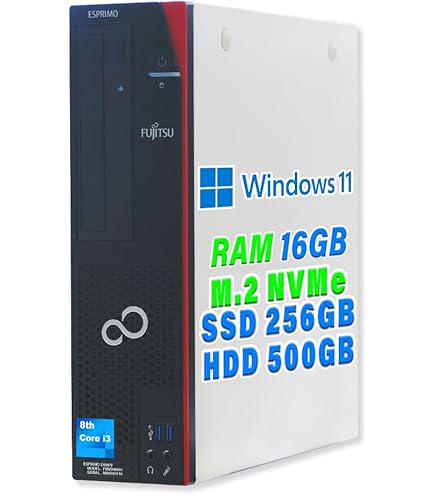 Amazon.co.jp: Fujitsu ESPRIMO D588 Windows 11 Desktop PC, 9th