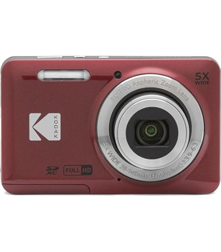 Amazon | KODAK (コダック) PIXPRO 使いやすい ズーム FZ55-RD 16MP