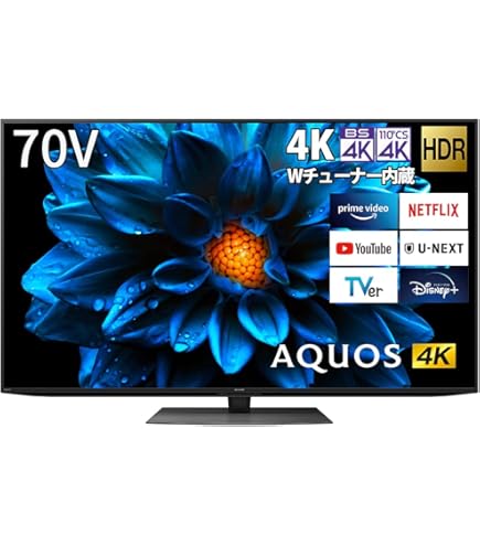 Amazon.co.jp: シャープ 60V型 4K 液晶 テレビ AQUOS 4T-C60DN1 N