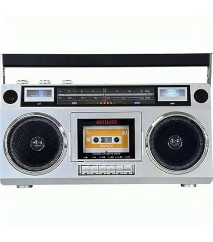 Amazon.co.jp: アイワ ラジカセ シルバー audio -G RCP1 GAA4-RCP0001