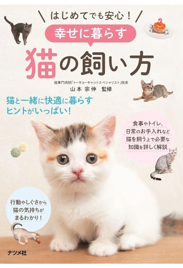 Amazon.co.jp: 猫と幸せに暮らすための教科書 家族が知っておきたい猫