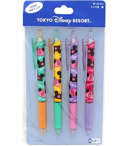 Amazon | ミニーマウス ボールペンセット（サラサ） 【東京ディズニー