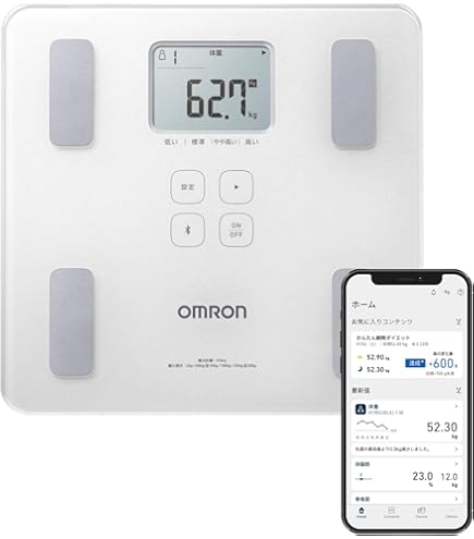 Amazon | オムロン 体重・体組成計 カラダスキャン スマホアプリ/OMRON