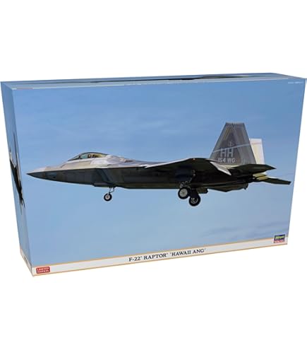 ハセガワ 1/48 F-22ラプター ブルーノーズ ディテールアップバージョン
