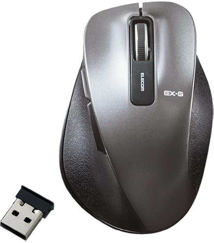 Amazon.co.jp: エレコム マウス ワイヤレス (レシーバー付属) Sサイズ