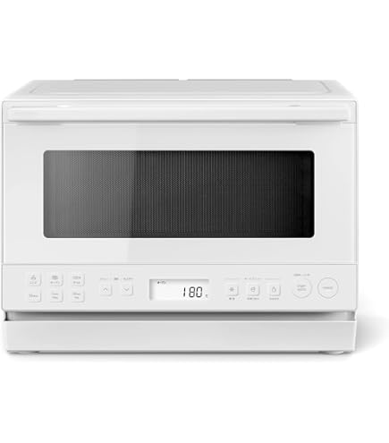 Amazon | シャープ 過熱水蒸気 オーブンレンジ 23L 1段調理 ホワイト