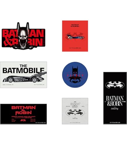 Amazon | バットマン85周年 ステッカーセット(BATMAN FOREVER) IS1049