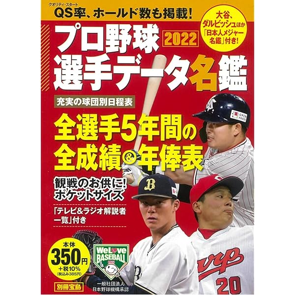 プロ野球選手データ名鑑2021 (別冊宝島) |本 | 通販 | Amazon