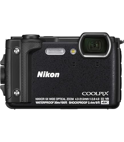 Amazon | Nikon デジタルカメラ COOLPIX W300 BK クールピクス 1605万