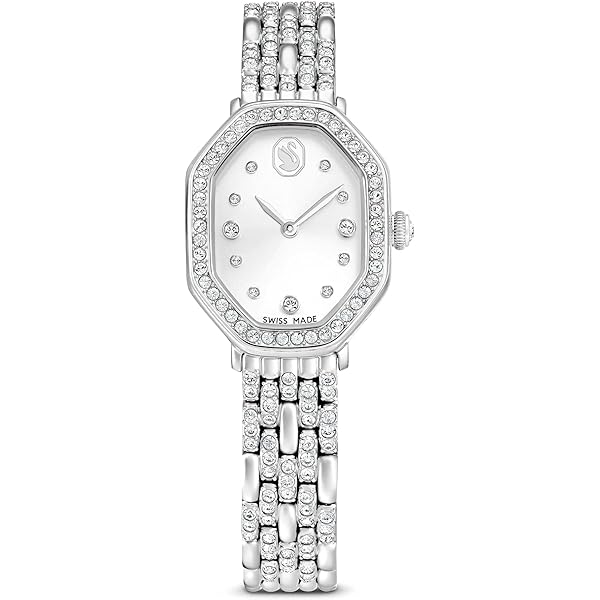 Amazon.co.jp: スワロフスキー Octea Nova 腕時計 スイス製, シルバー