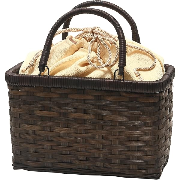 Amazon | 岩手県二戸 鳥越竹細工 スズ竹 篠竹 市場かご 尺四 W44cm