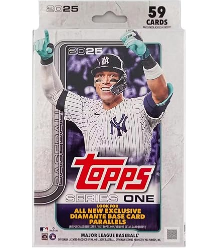 Amazon.com: Topps 2025 Series 1 Baseball Trading Card Hanger Box