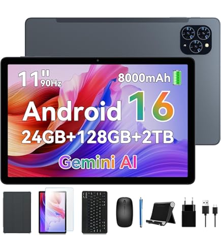 Amazon.com : TABWEE Tablet 11 Inch Android 15 Tablets T90, 1920