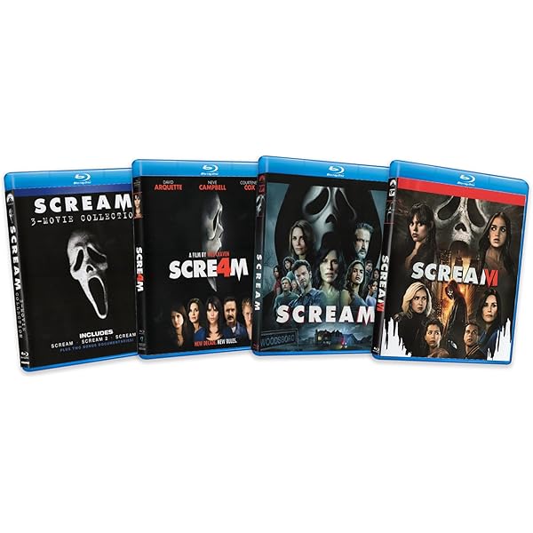 Amazon.com: Scream 1-6 Complete Bluray Hexology Collection: Bonus