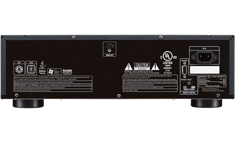 Denon DVD-2500BTCI Blu-ray Disc™ high-definition player at Crutchfield
