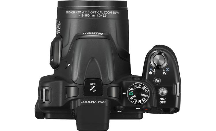 Nikon Coolpix P520 (Black) 18.1-megapixel digital camera with 42X