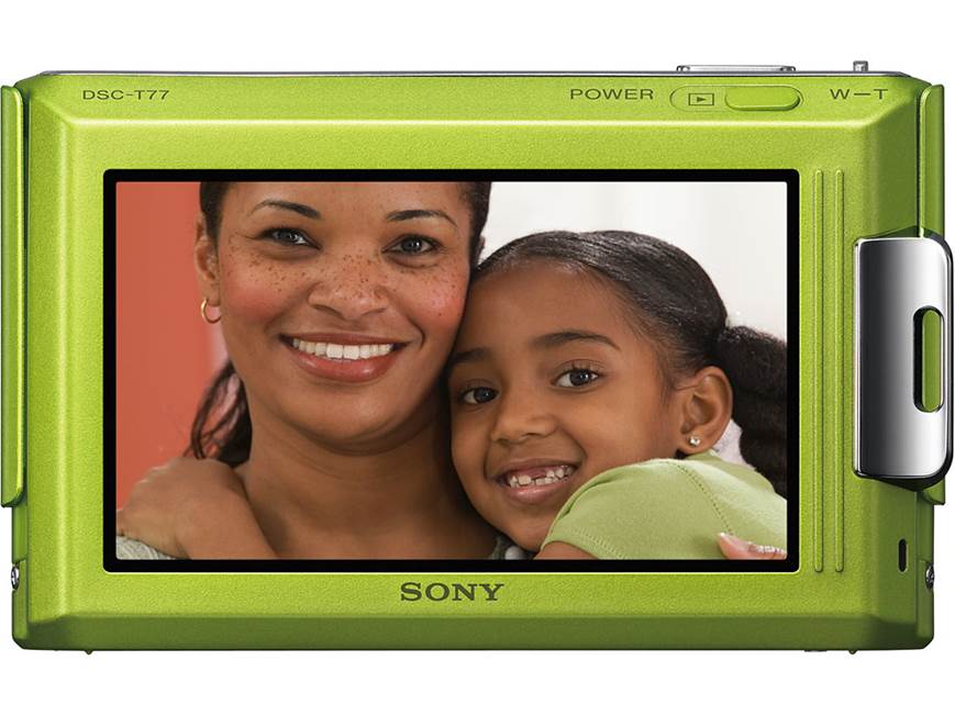 Sony Cyber-shot® DSC-T77 (Green) 10.1-megapixel digital camera