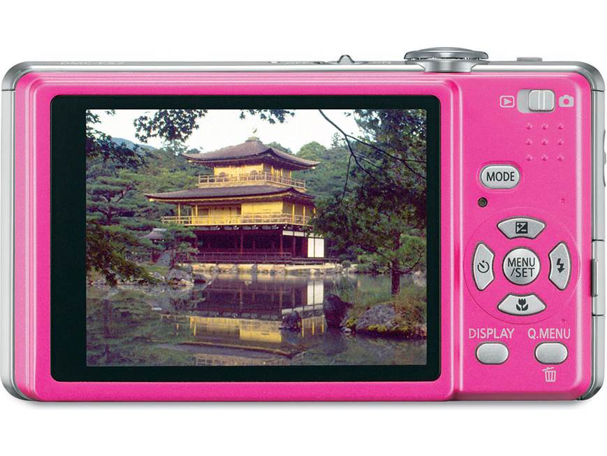 Panasonic Lumix DMC-FS7 (Pink) 10.1-megapixel digital camera with