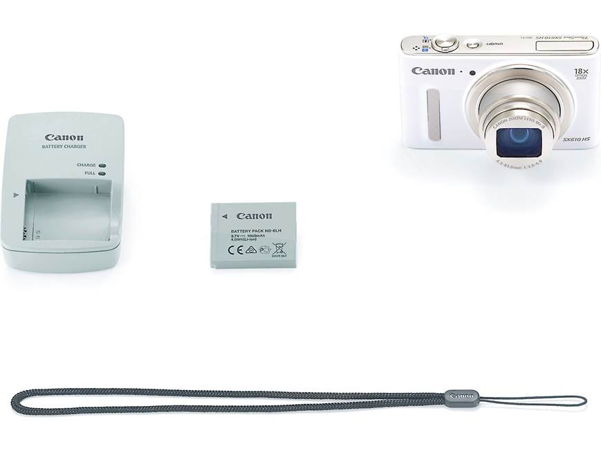 Canon PowerShot SX610 HS (White) 20.2-megapixel digital camera